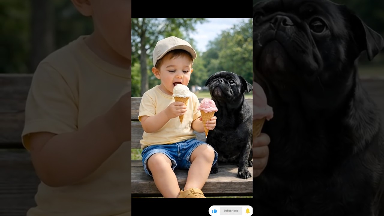 cute baby cute bilak pug dog