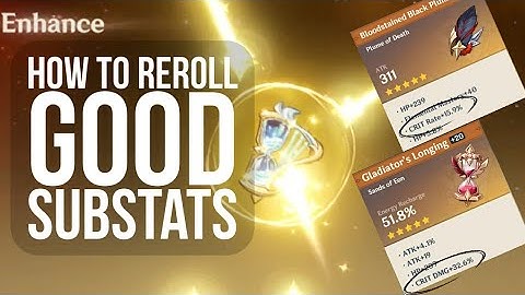 How to reroll good substats on artifacts - Genshin Impact