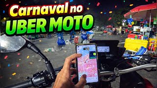 [4k] NOITE DE CARNAVAL NO UBER MOTO, FUI BLOQUEADO NA 99 😥