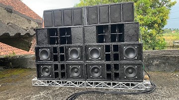 Cek Sound Miniatur Sound Horeg 12 Subwoofer