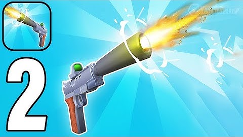 Gun Run! - Gameplay Walkthrough Part 2 Tutorial Improve weapons (Android,iOS)