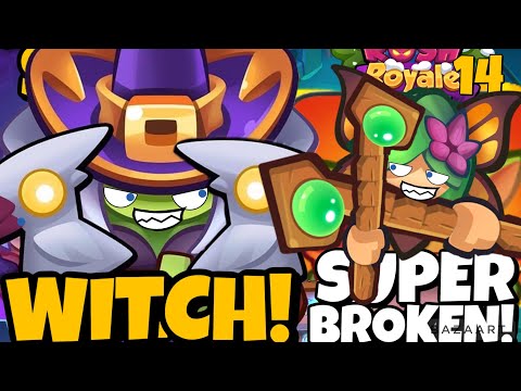 *NEW* WITCH JUST BROKE RUSH ROYALE!! (heal Glitch)