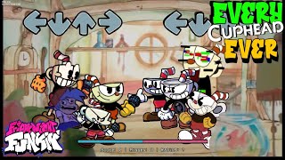 Every CUPHEAD Mod EVER - ALL Cuphead FNF Mods in under 2 Minutes