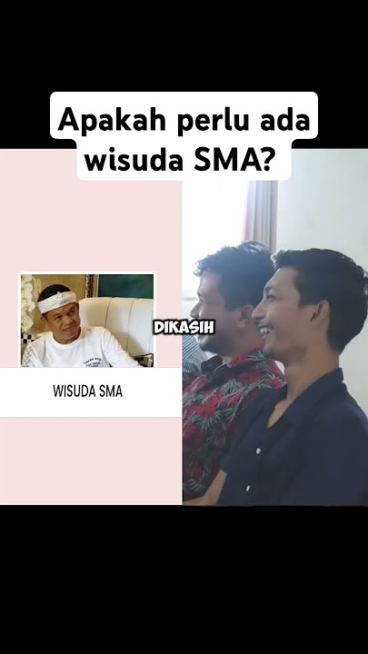 Apakah perlu ada wisuda SMA? #wisudaSMA #dedimulyadi #fyp #fypage #kakonyot #standupkonslet