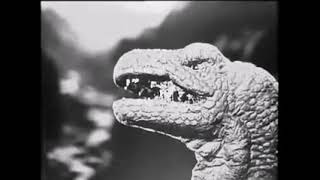 T-Rex vs Brontosaurus The lost world (1925) all fight scenes