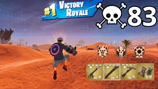 83 Elimination YUJI ITADORI Solo Vs Squads Zero Build Gameplay (NEW Fortnite Chapter 5 Season3)