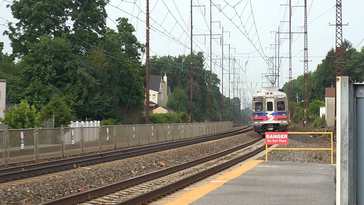 SEPTA Marcus Hook Local departing Prospect Park YouTube