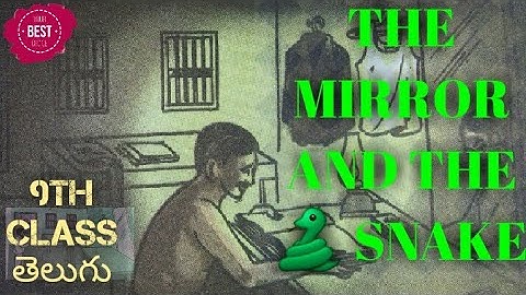 The snake and the mirror 9th class in  తెలుగు...