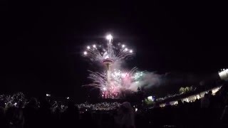 2016New Year Seattle Space Needle Firework Show (USA top 10 firework show)