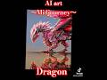 Midjourney AI Art — Mirror Dragon: Scarlet Reflections