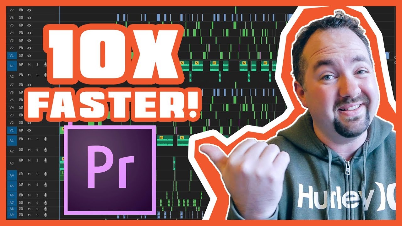 EDIT FASTER in PREMIERE PRO with these KEYBOARD SHORTCUTS - YouTube