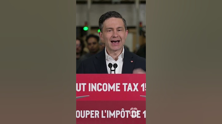Conservative Leader Pierre Poilievre pledges middle-class income tax cut