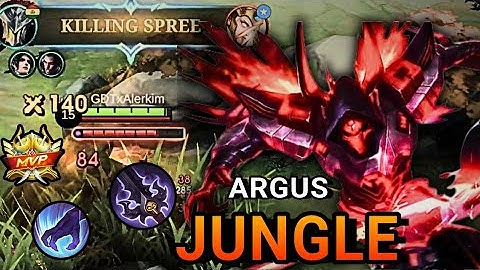 IMMORTAL !! Build Argus JUNGLE ~ Argus Gameplay ~ MLBB