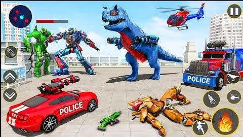 POLICE ROBOT TRUCK TRANSFORMER |ANDROID IOS GAMEPLAY| NEW GAME 2023|