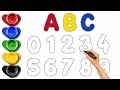 "Let's Learn: How to Draw and Paint ABC &amp; 123456789 for Toddlers! 🎨✨ Fun &amp; Easy Steps!"