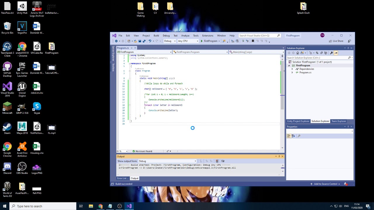 Visual Studio C# Programming Tutorial 06 More loops - YouTube