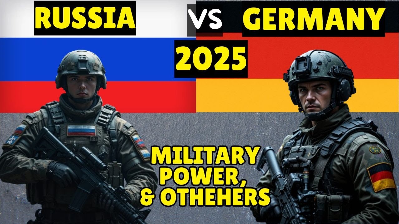 Russia vs Germany Comparison 2025, Military power & others comparison  