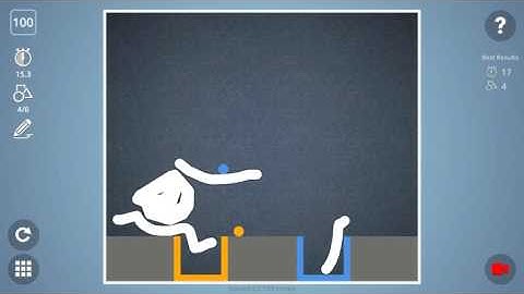 Check out how I solved level 100 in Brain It On! #BrainItOn