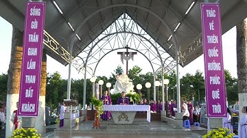 Thánh Lễ cầu cho các tín  hữu đã qua đời . cử hành tại nghĩa trang GX xuân bình ngày 27/ 11 /2022 .