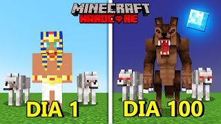 SOBREVIVI 100 DIAS no MUNDO dos LOBISOMENS no Minecraft - O FILME