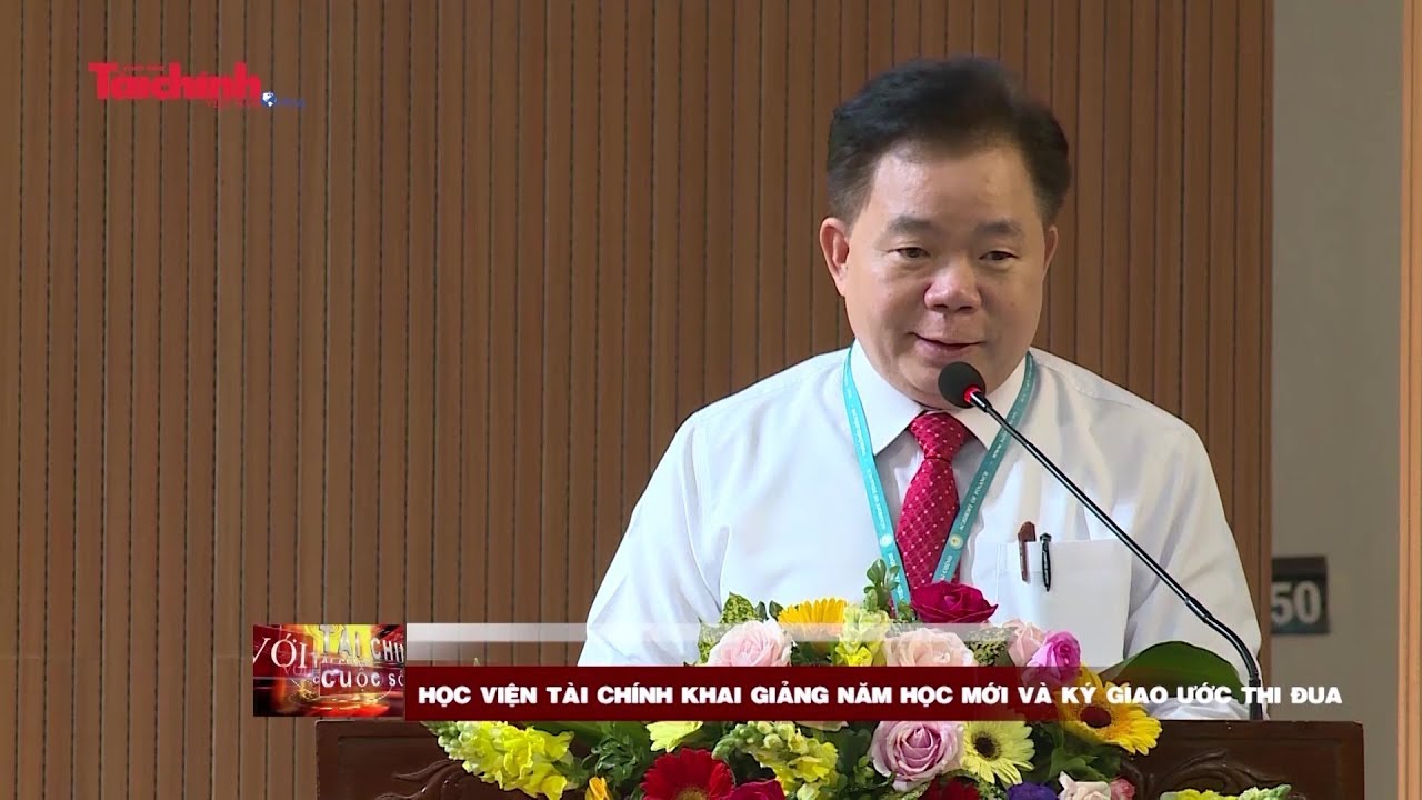 Học viện Tài chính khai giảng năm học mới và ký giao ước thi đua - youtube