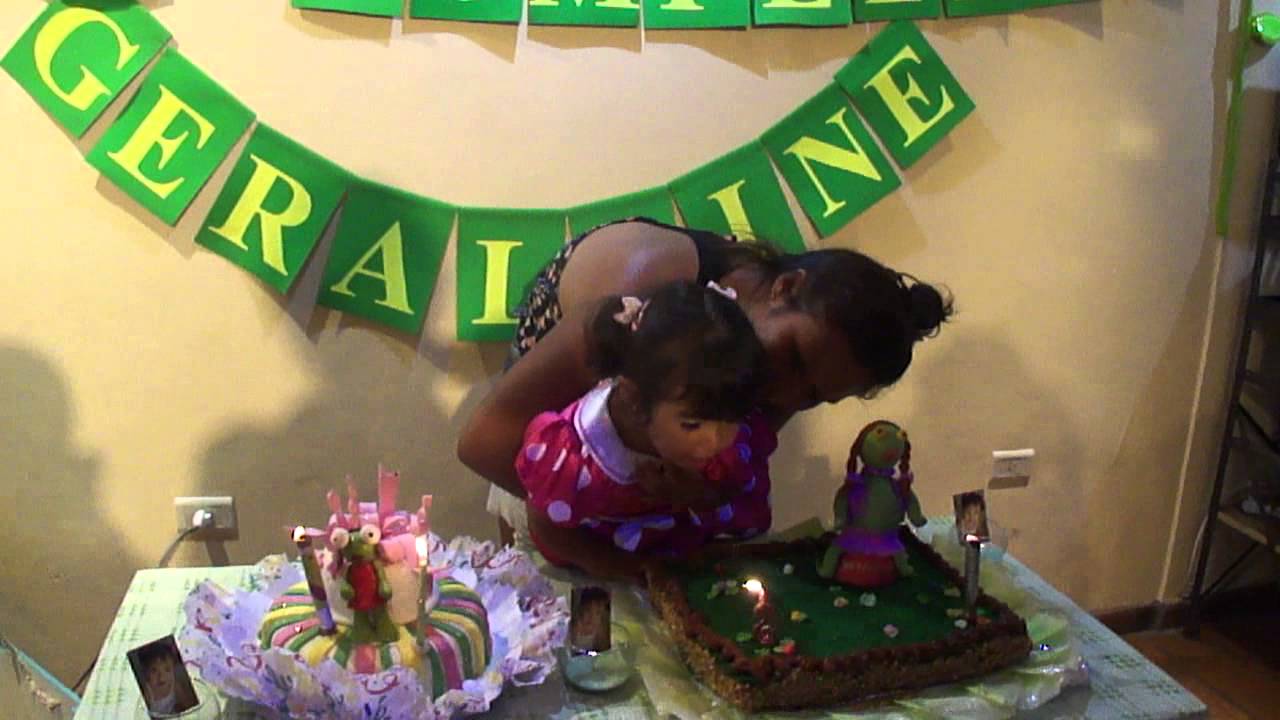 Salón Evaristo´s; Cumple 2 de Geraldine: Ceremonia de La torta