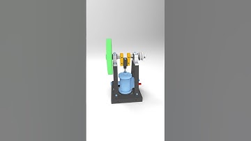 Wobble Engine (Oscillating Steam Engine) #engine#mechanism #mechanic #3ddesign #cad
