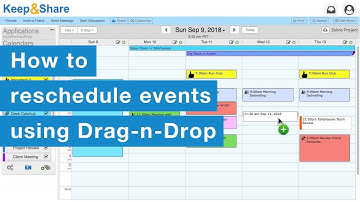 How to reschedule events using Drag-n-Drop