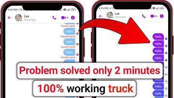 how to fix couldn t send message in messenger 2023 | could not sent the message messenger