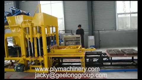 concrete block making machine, pavement brick making machine QTY4-25