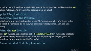 How to Read Text Files into a Python List of Dictionaries