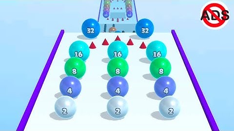 Ball Merge 2048 🟥 Walkthrough Gameplay 🟢 All Levels Android iOS Mobile Game 🔥 Level 44-46