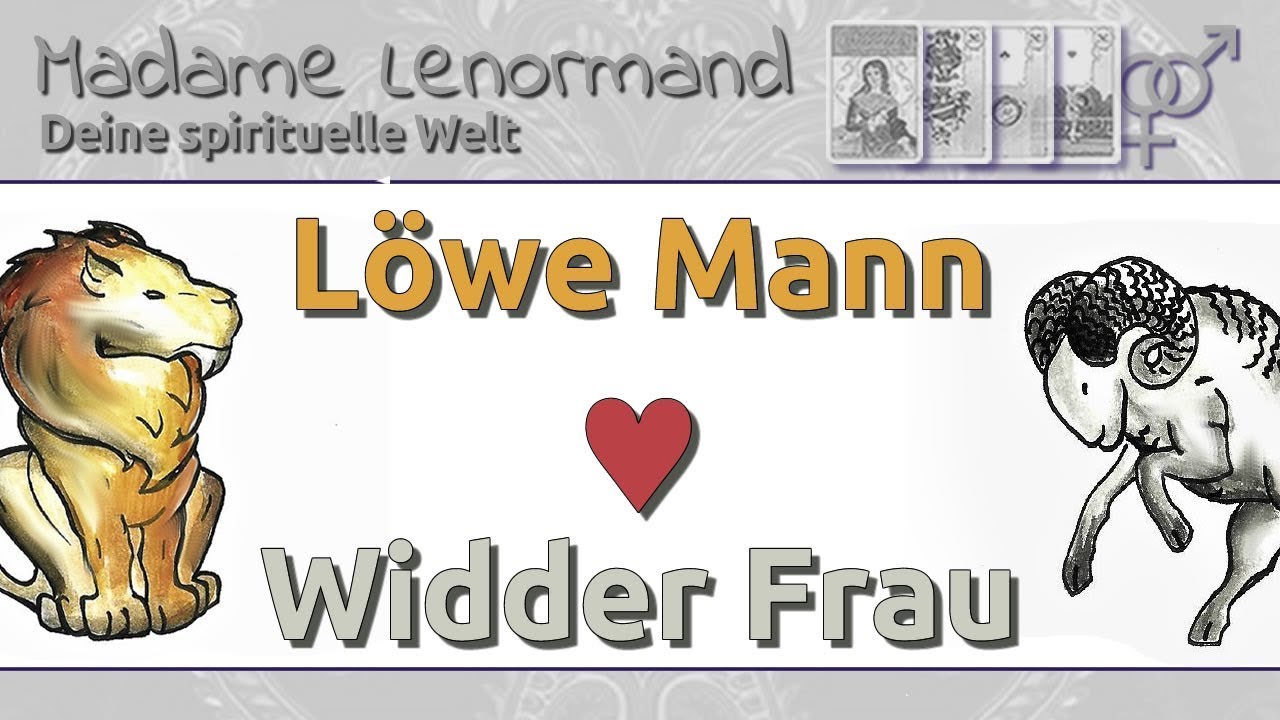 Löwe Mann & Widder Frau: Liebe und Partnerschaft