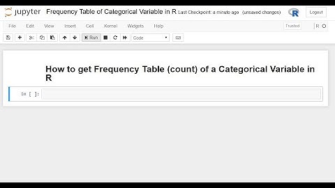How to get Frequency Table (count) of a Categorical Variable in R