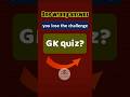 One Wrong Answer and You Lose 😳🧠 #trending #quiz #viral #iqtest #gkquiz #knowledge
