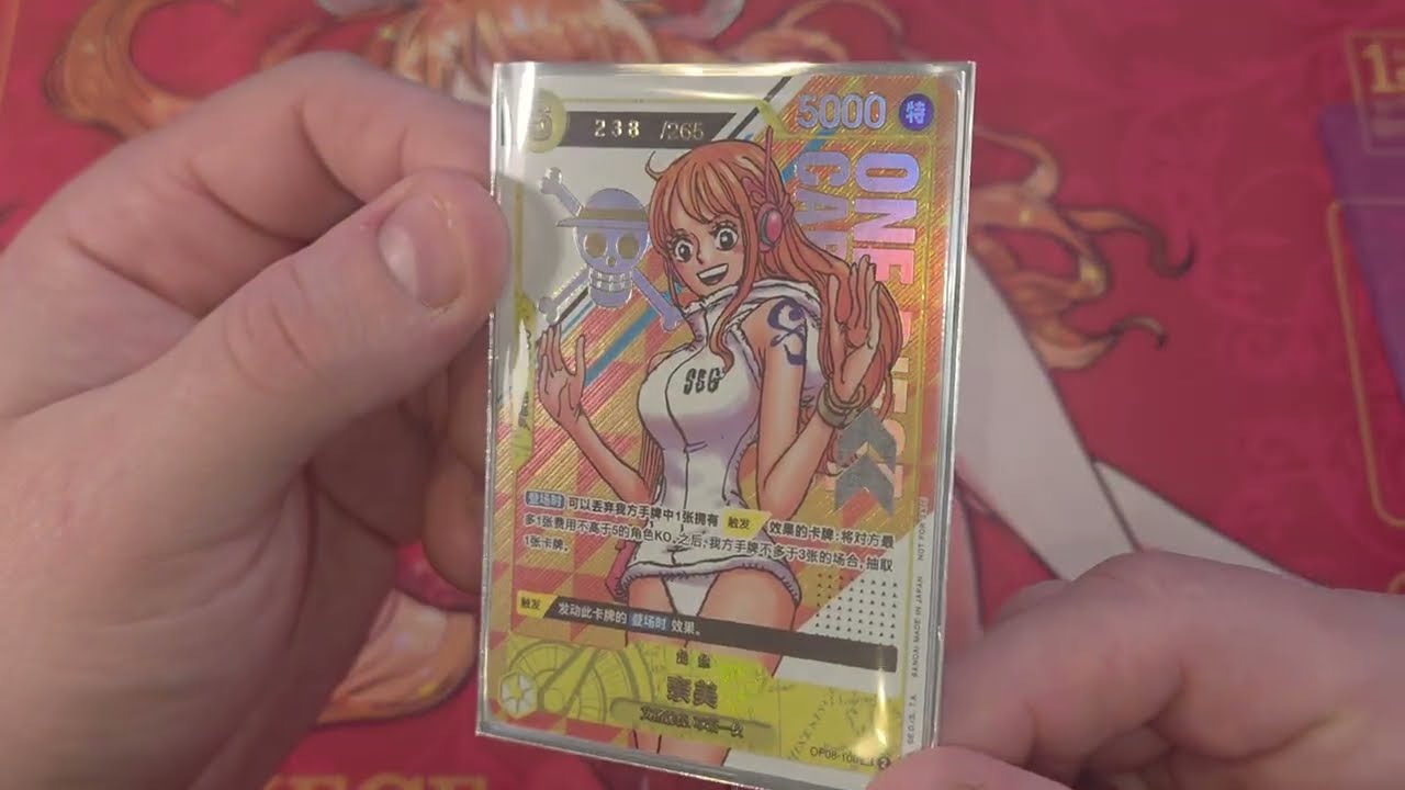 Nami Chinese Serialized Championship card! - YouTube