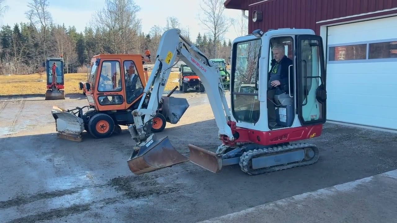Minigrävare Takeuchi TB216
