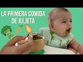 LA PRIMERA COMIDA DE MI BEBEE (Julieta) !!