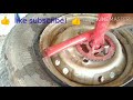 tyre changer removal टायर चेंजर सीकंजा रिमोवल Bina machine tyre kholna desi jugad Made in India