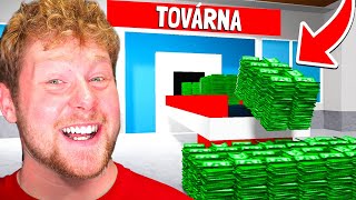 POSTAVIL JSEM TOVÁRNU ZA 1,000,000 Kč V ROBLOXU!