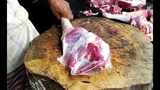 Butcher Series, Ep - 1 L Mutton Cutting Skills L Puler Hat, Jashore, Bangladesh
