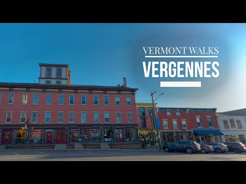 Vermont Walks - A sunny walk in Vergennes and down to Vergennes Falls ・ 4K