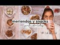 MERIENDAS·SNACKS EN MENOS DE 10 MINUTOS // Laura Mareno