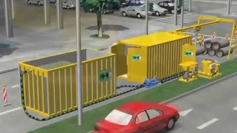 Urban Pipejacking Microtunnelling Animation