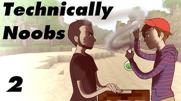 Technically Noobs Ep 2 - Minecraft - Ft. x2Robbie2x - Tekkit mod - Multiplayer Technic pack