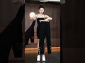 black printed T-shirt with big pockets for women Korean fashion shirt autumn winter 2024@ZoeStyle1