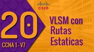 Rutas Estaticas con VLSM Cisco Packet Tracer FACIL BIEN EXPLICADO👍