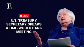 US Treasury Secretary LIVE : Janet Yellen Speaks Ahead Of The IMF-World Bank Spring Meetings