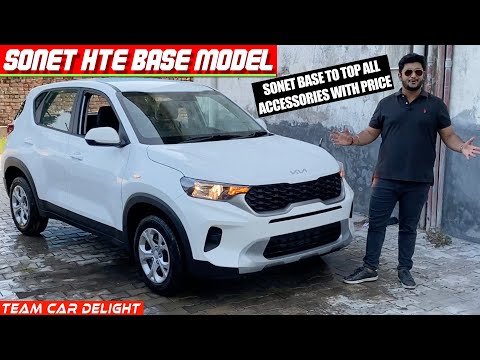 Kia Sonet Base Model 2022 - Walkaround Review with On Road Price | Kia Sonet 2022