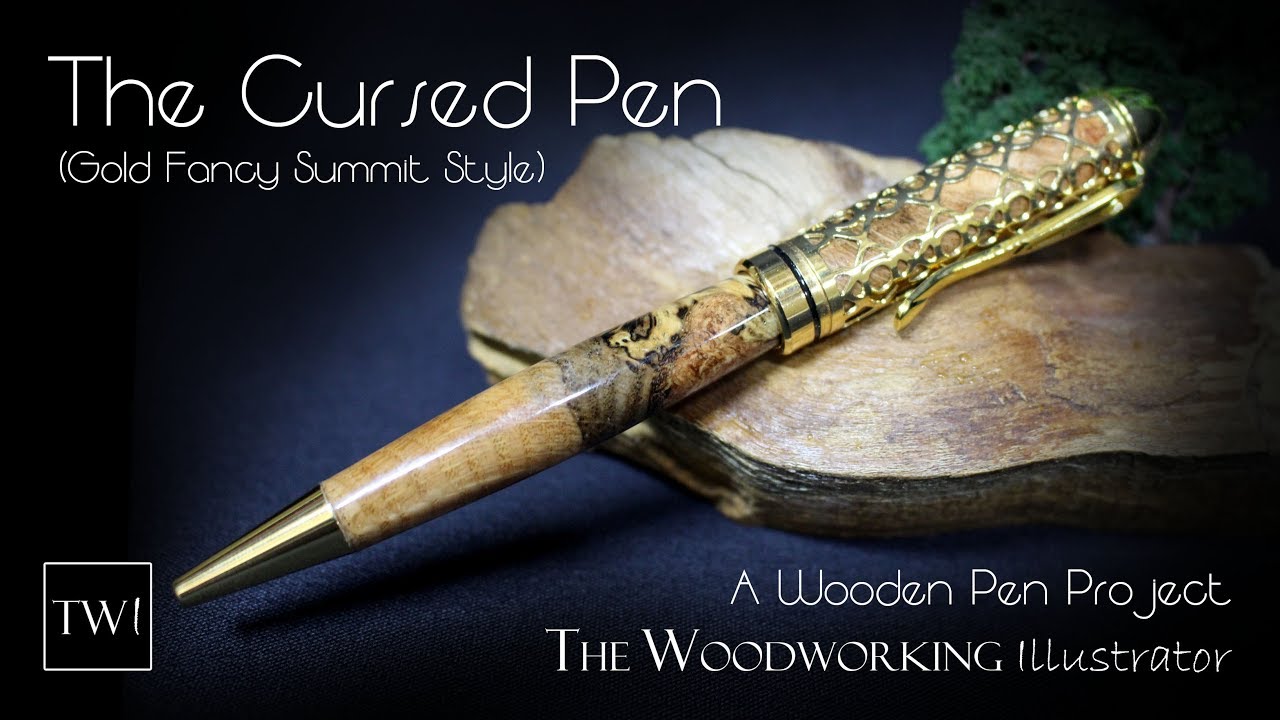 The Cursed Pen (Gold Fancy Summit Style Pen) 